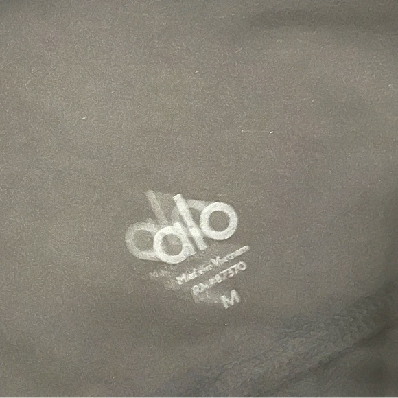 ALO Yoga High Rise Athletic Leggings Black Full Length Yoga Womens Medium - Picture 7 of 9